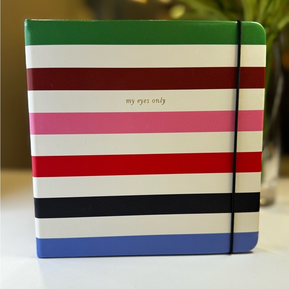 Kate Spade ♠️ Password Book from the Adventure Stripe Collection - Picture 7 of 8